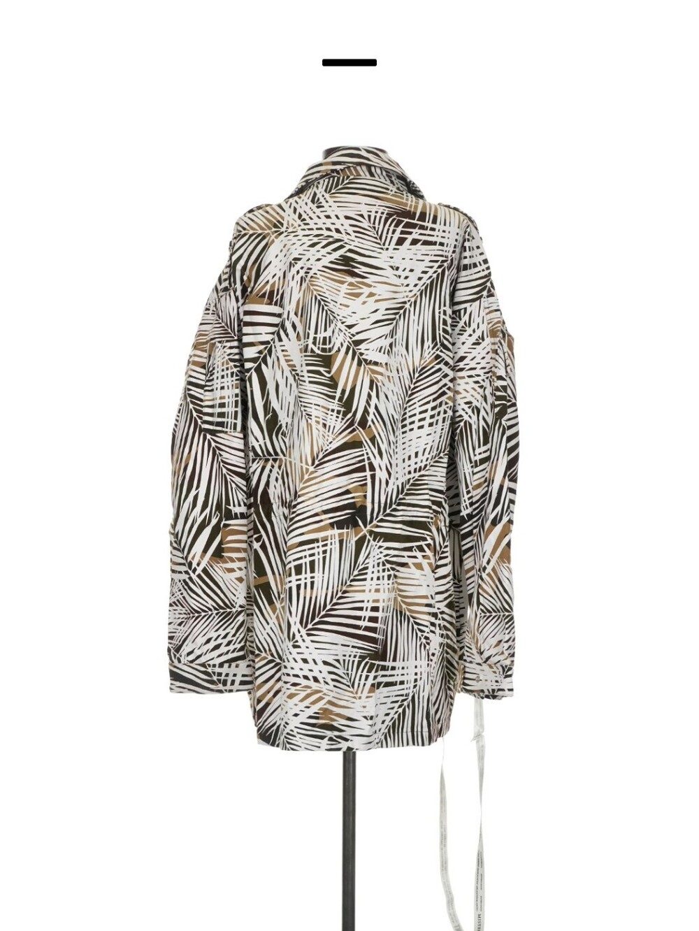 Mistress rocks LA Raincoat Rain Jacket Palm Leaf Safari Print